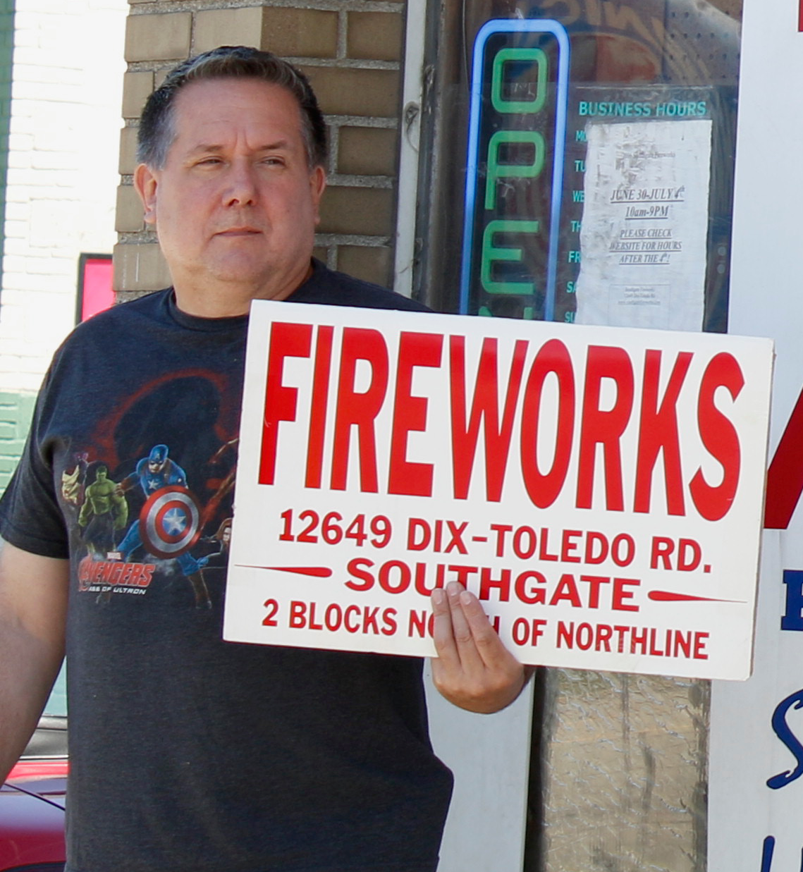 Don Co-owner of Southgate Fireworks Don Co-owner of Southgate Fireworks
